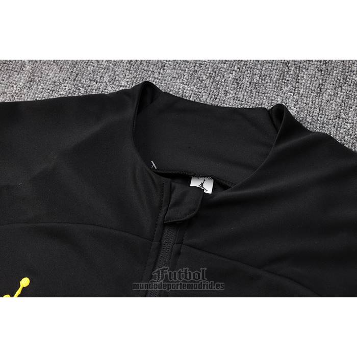 Chandal de Chaqueta del Paris Saint-Germain Jordan Nino 2023-2024 Negro